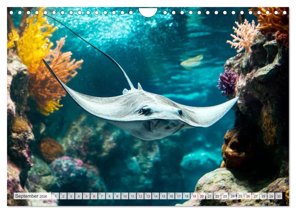 Weitere Ansicht: OZEANWELTEN Faszination Meerestiere (Wandkalender 2026 DIN A4 quer), CALVENDO Monatskalender | Melanie Viola, Calvendo