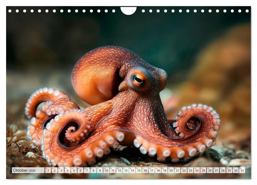 Weitere Ansicht: OZEANWELTEN Faszination Meerestiere (Wandkalender 2026 DIN A4 quer), CALVENDO Monatskalender | Melanie Viola, Calvendo