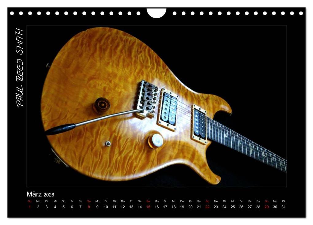 Weitere Ansicht: ROCKGITARREN in Szene gesetzt (Wandkalender 2026 DIN A4 quer), CALVENDO Monatskalender | Renate Bleicher, Calvendo