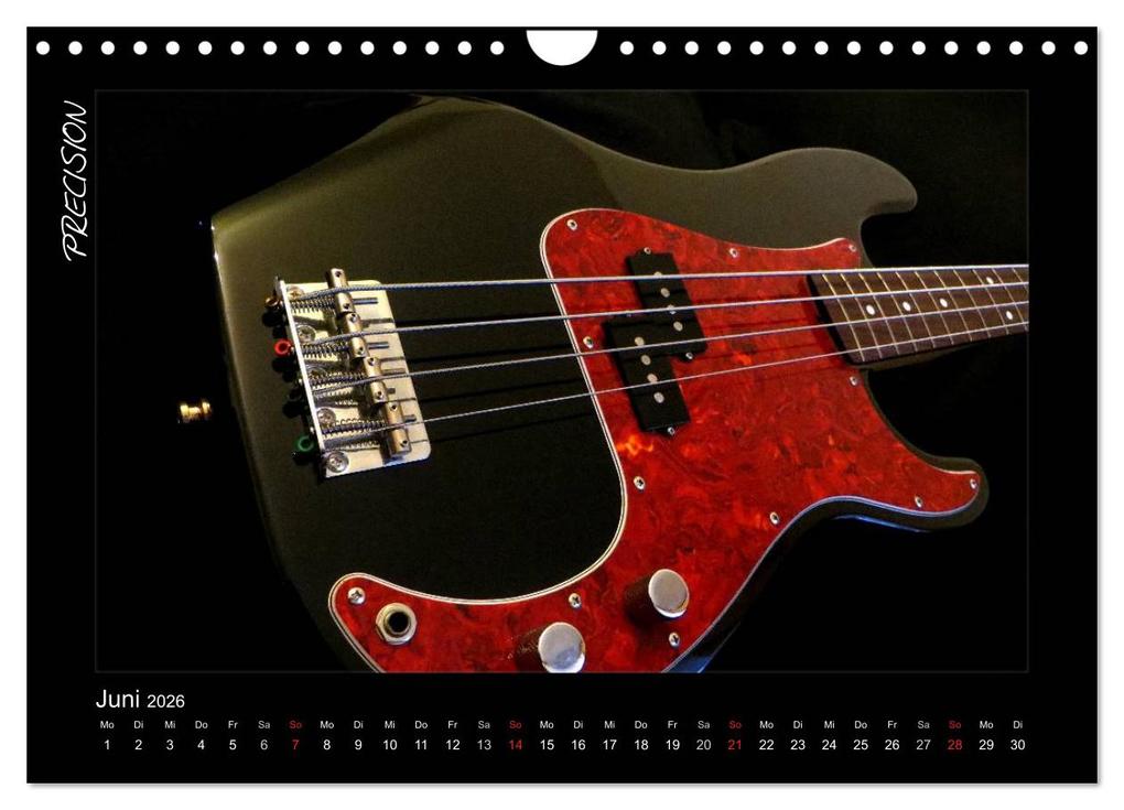 Weitere Ansicht: ROCKGITARREN in Szene gesetzt (Wandkalender 2026 DIN A4 quer), CALVENDO Monatskalender | Renate Bleicher, Calvendo