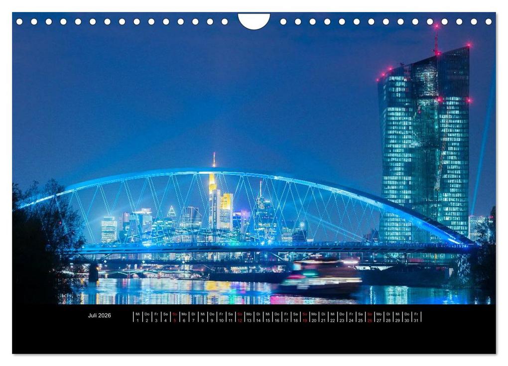 Weitere Ansicht: Frankfurt (Wandkalender 2026 DIN A4 quer), CALVENDO Monatskalender | Hiacynta Jelen, Calvendo
