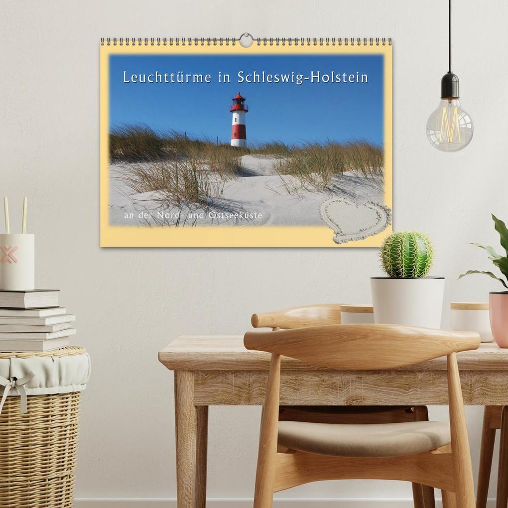 Weitere Ansicht: Leuchttürme Schleswig-Holsteins (Wandkalender 2026 DIN A3 quer), CALVENDO Monatskalender | Jessica Brandt, Calvendo