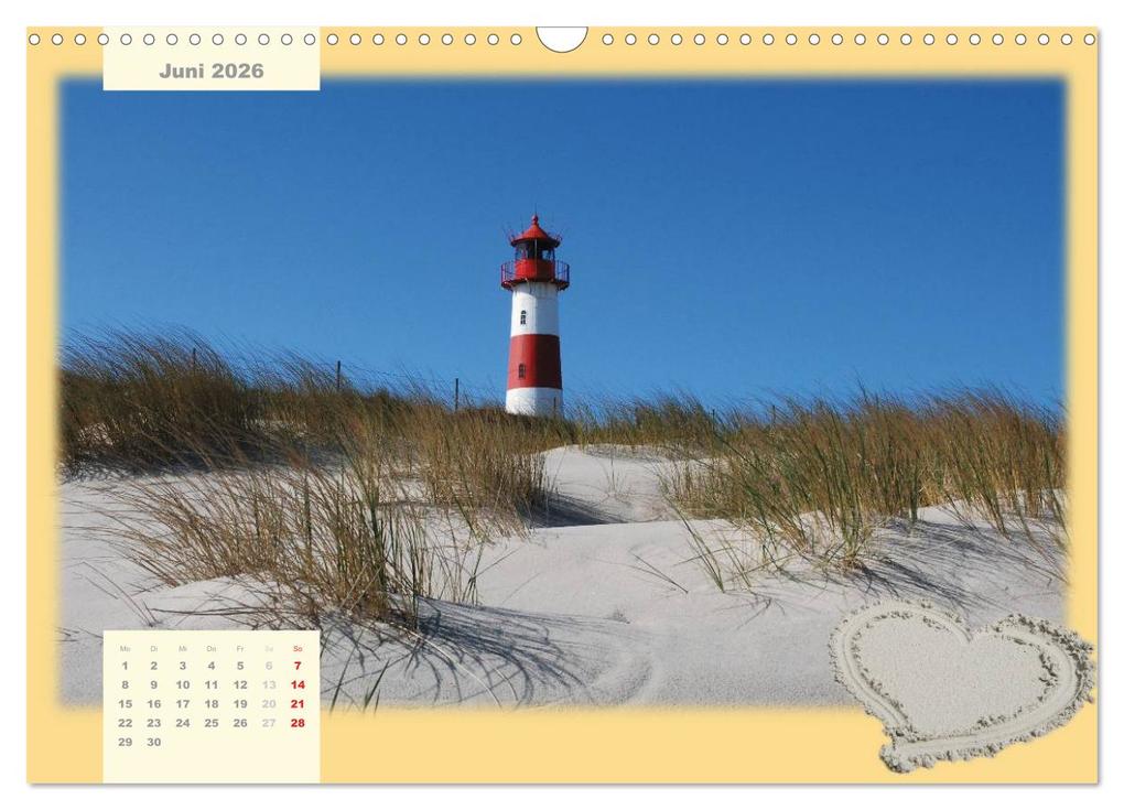 Weitere Ansicht: Leuchttürme Schleswig-Holsteins (Wandkalender 2026 DIN A3 quer), CALVENDO Monatskalender | Jessica Brandt, Calvendo