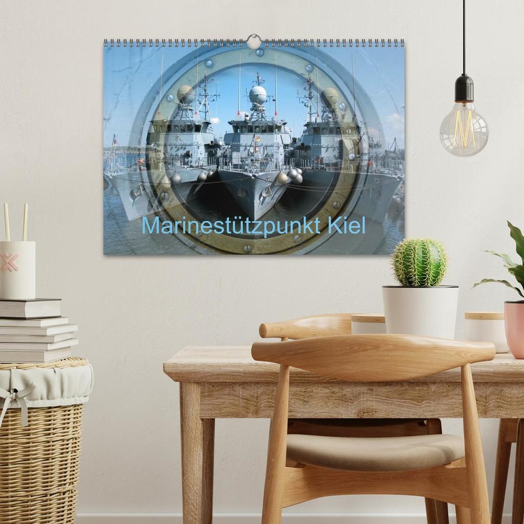 Weitere Ansicht: Marinestützpunkt Kiel (Wandkalender 2026 DIN A3 quer), CALVENDO Monatskalender | happyroger happyroger, Calvendo, Happyroger