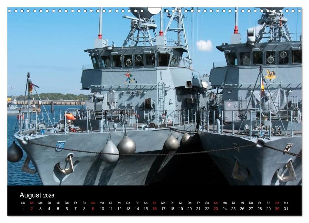 Weitere Ansicht: Marinestützpunkt Kiel (Wandkalender 2026 DIN A3 quer), CALVENDO Monatskalender | happyroger happyroger, Calvendo, Happyroger