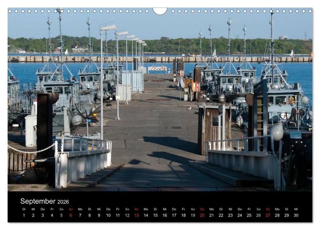 Weitere Ansicht: Marinestützpunkt Kiel (Wandkalender 2026 DIN A3 quer), CALVENDO Monatskalender | happyroger happyroger, Calvendo, Happyroger