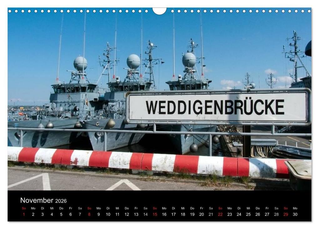 Weitere Ansicht: Marinestützpunkt Kiel (Wandkalender 2026 DIN A3 quer), CALVENDO Monatskalender | happyroger happyroger, Calvendo, Happyroger
