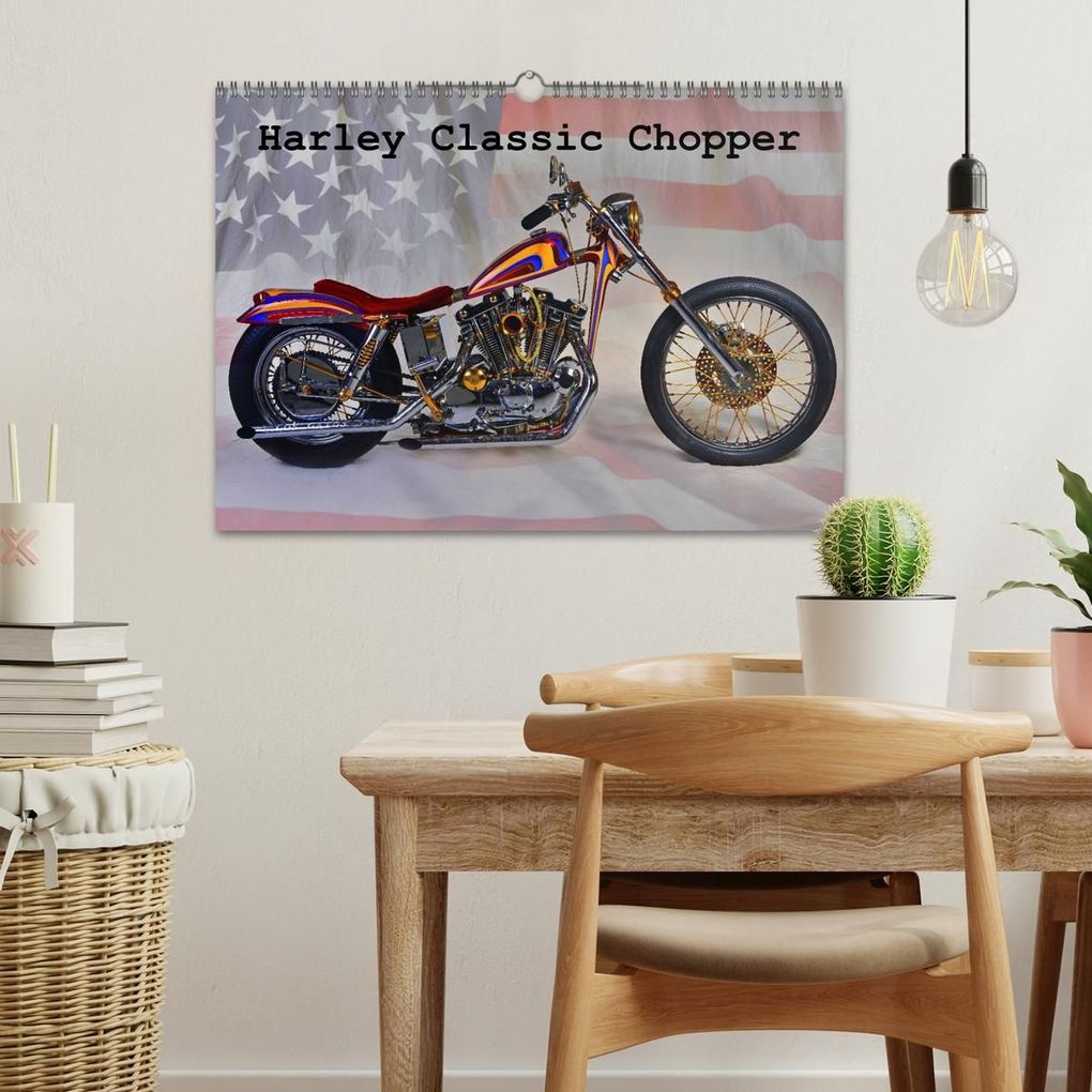 Weitere Ansicht: Harley Classic Chopper (Wandkalender 2026 DIN A3 quer), CALVENDO Monatskalender | Ingo Laue, Calvendo