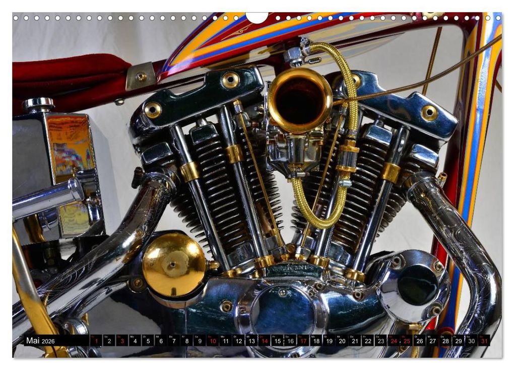 Weitere Ansicht: Harley Classic Chopper (Wandkalender 2026 DIN A3 quer), CALVENDO Monatskalender | Ingo Laue, Calvendo