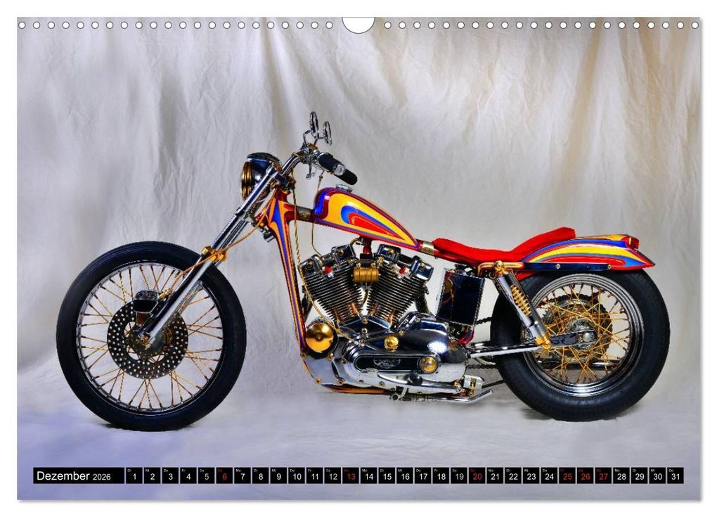 Weitere Ansicht: Harley Classic Chopper (Wandkalender 2026 DIN A3 quer), CALVENDO Monatskalender | Ingo Laue, Calvendo