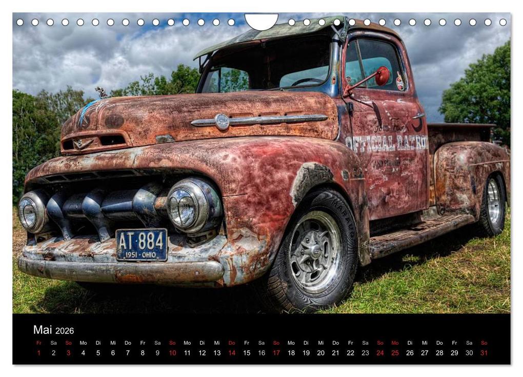 Weitere Ansicht: Außergewöhnliche Autos - Hot Rods (Wandkalender 2026 DIN A4 quer), CALVENDO Monatskalender | Eleonore Swierczyna, Calvendo