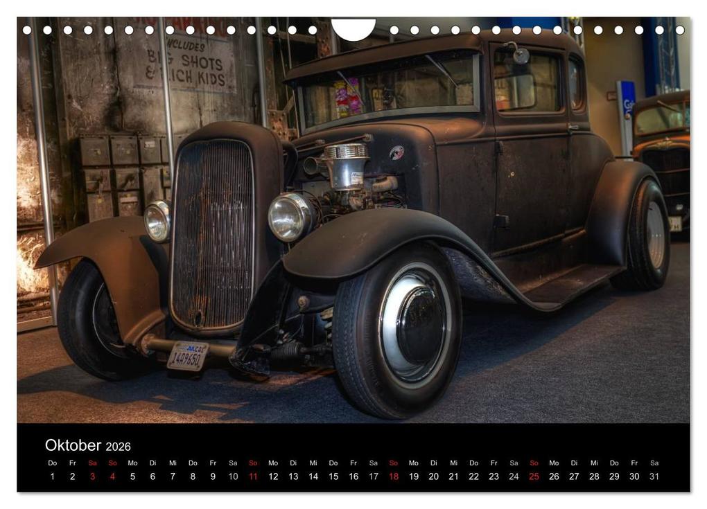 Weitere Ansicht: Außergewöhnliche Autos - Hot Rods (Wandkalender 2026 DIN A4 quer), CALVENDO Monatskalender | Eleonore Swierczyna, Calvendo