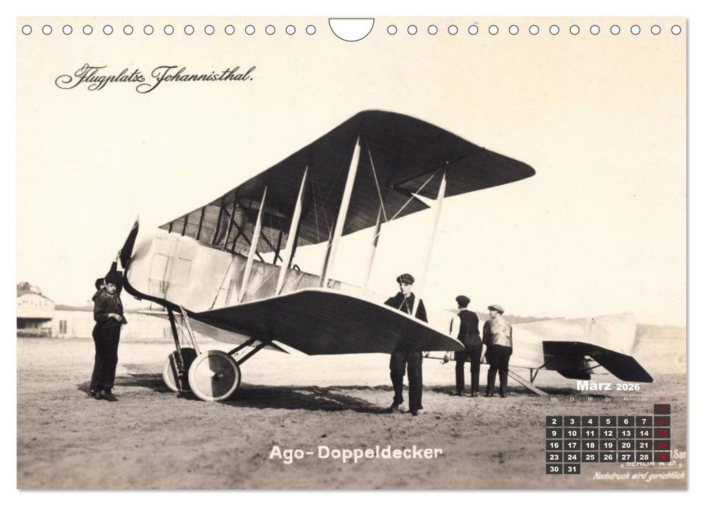 Weitere Ansicht: Doppeldecker entdeckt auf historischen Postkarten (Wandkalender 2026 DIN A4 quer), CALVENDO Monatskalender | CALVENDO CALVENDO, Calvendo