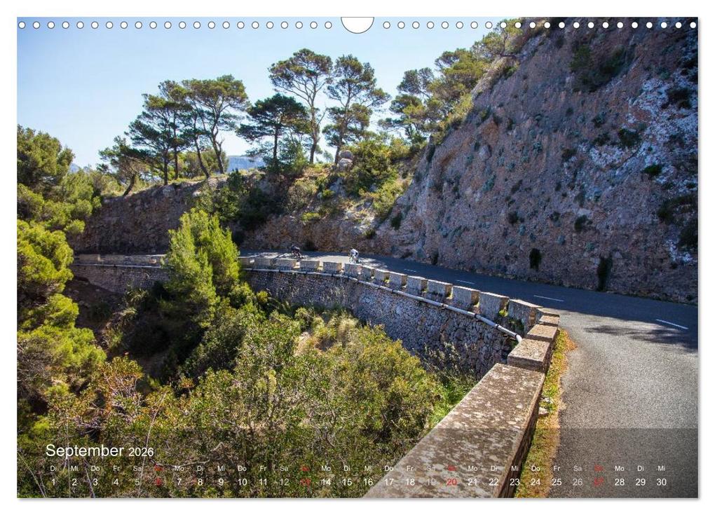 Weitere Ansicht: Mit dem Rennrad auf Mallorca (Wandkalender 2026 DIN A3 quer), CALVENDO Monatskalender | Herbert Poul, Calvendo