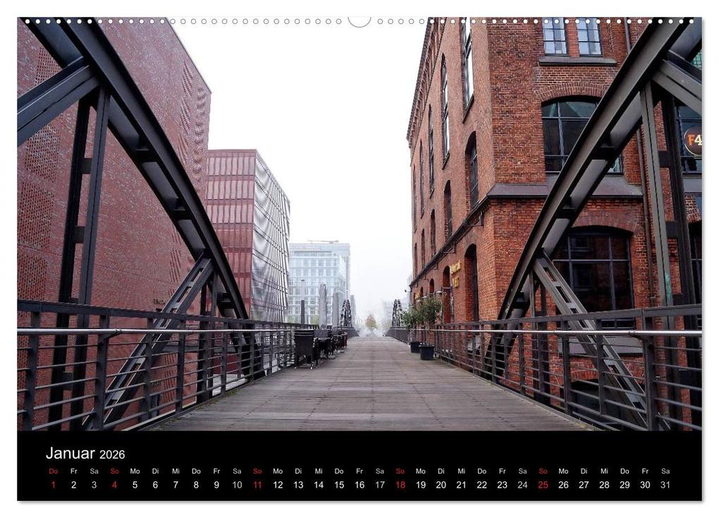 Weitere Ansicht: Hafencity Hamburg - die Perspektive (hochwertiger Premium Wandkalender 2026 DIN A2 quer), Kunstdruck in Hochglanz | Eberhard Kaum, Calvendo