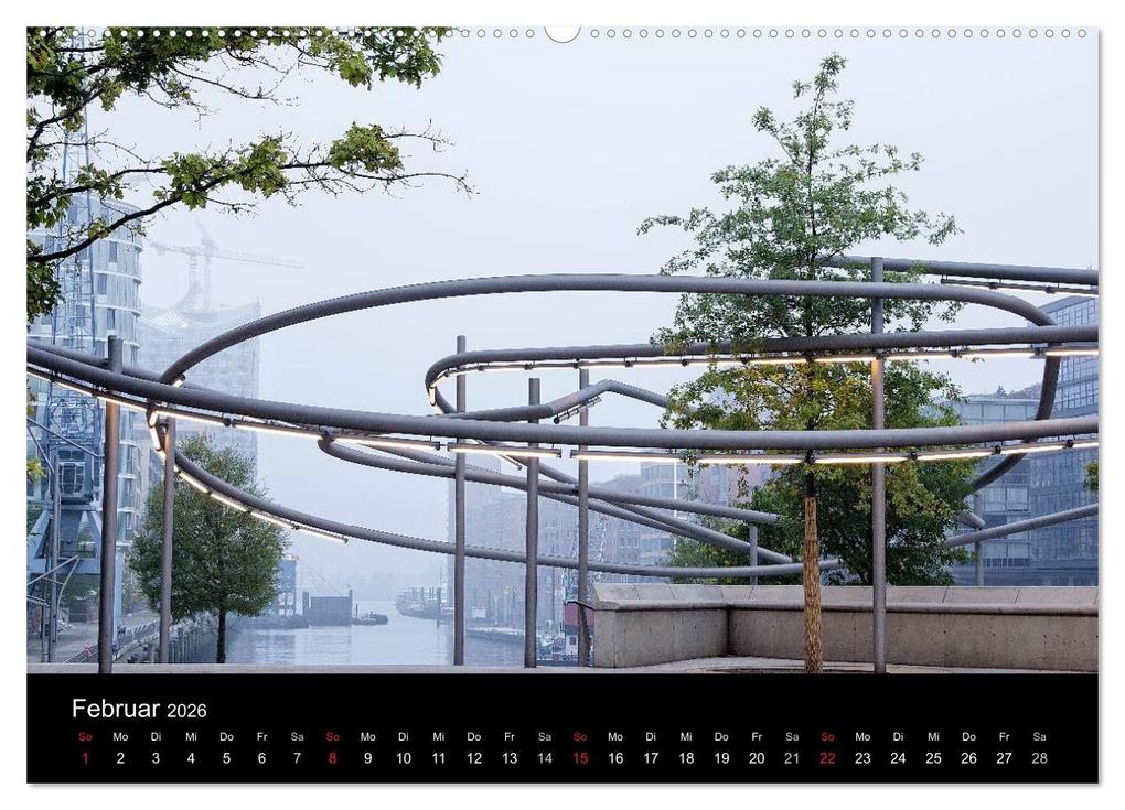 Weitere Ansicht: Hafencity Hamburg - die Perspektive (hochwertiger Premium Wandkalender 2026 DIN A2 quer), Kunstdruck in Hochglanz | Eberhard Kaum, Calvendo