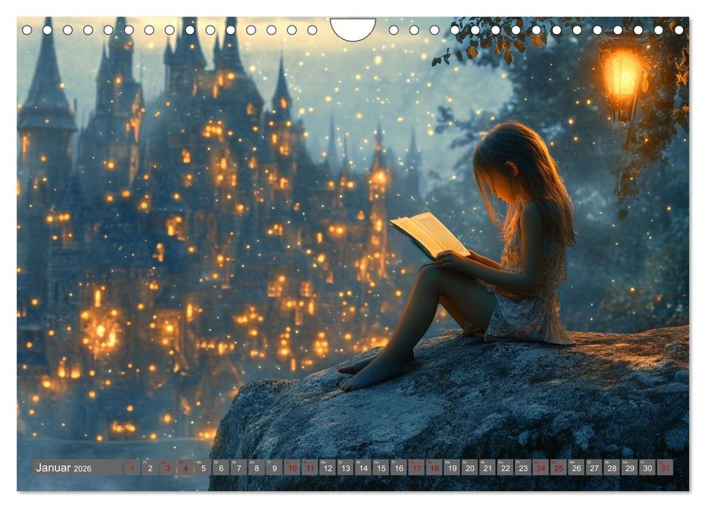 Weitere Ansicht: Lesen ist eine Reise durch Zeit und Raum (Wandkalender 2026 DIN A4 quer), CALVENDO Monatskalender | Kerstin Waurick, Calvendo