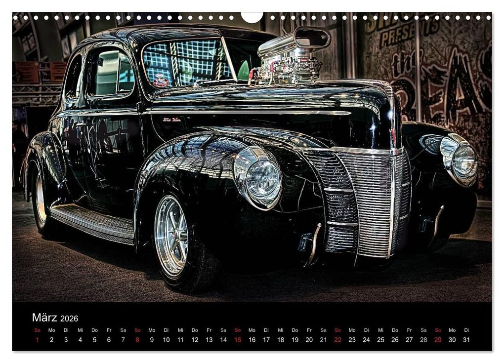 Weitere Ansicht: Außergewöhnliche Autos - Hot Rods (Wandkalender 2026 DIN A3 quer), CALVENDO Monatskalender | Eleonore Swierczyna, Calvendo