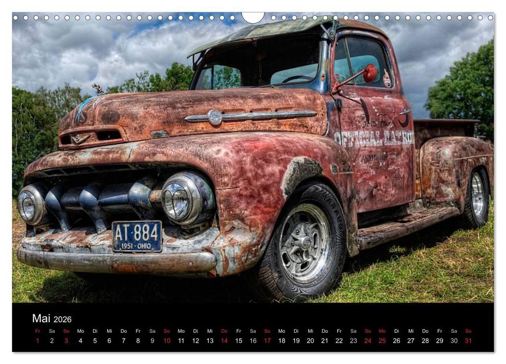 Weitere Ansicht: Außergewöhnliche Autos - Hot Rods (Wandkalender 2026 DIN A3 quer), CALVENDO Monatskalender | Eleonore Swierczyna, Calvendo