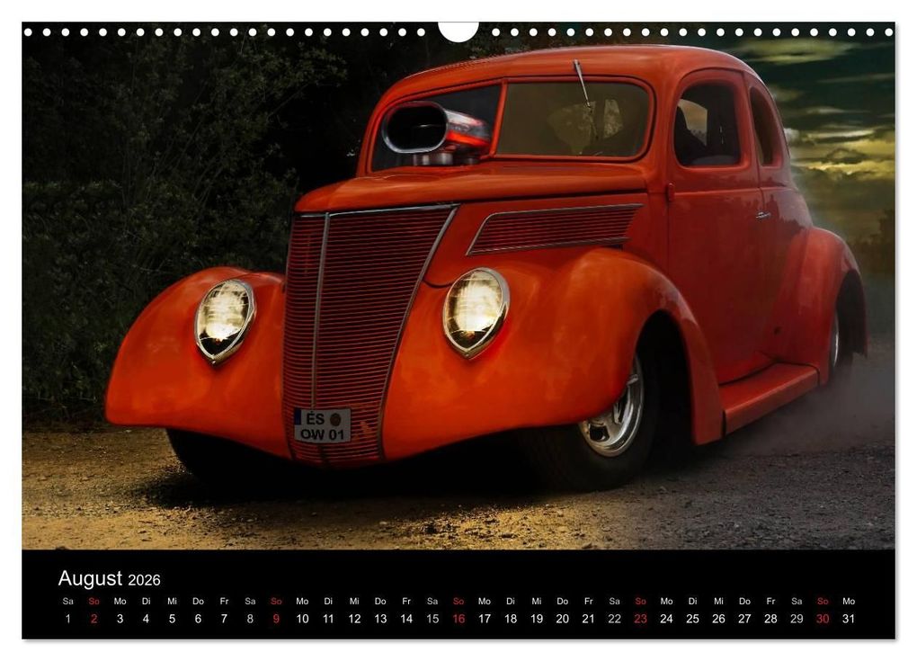 Weitere Ansicht: Außergewöhnliche Autos - Hot Rods (Wandkalender 2026 DIN A3 quer), CALVENDO Monatskalender | Eleonore Swierczyna, Calvendo