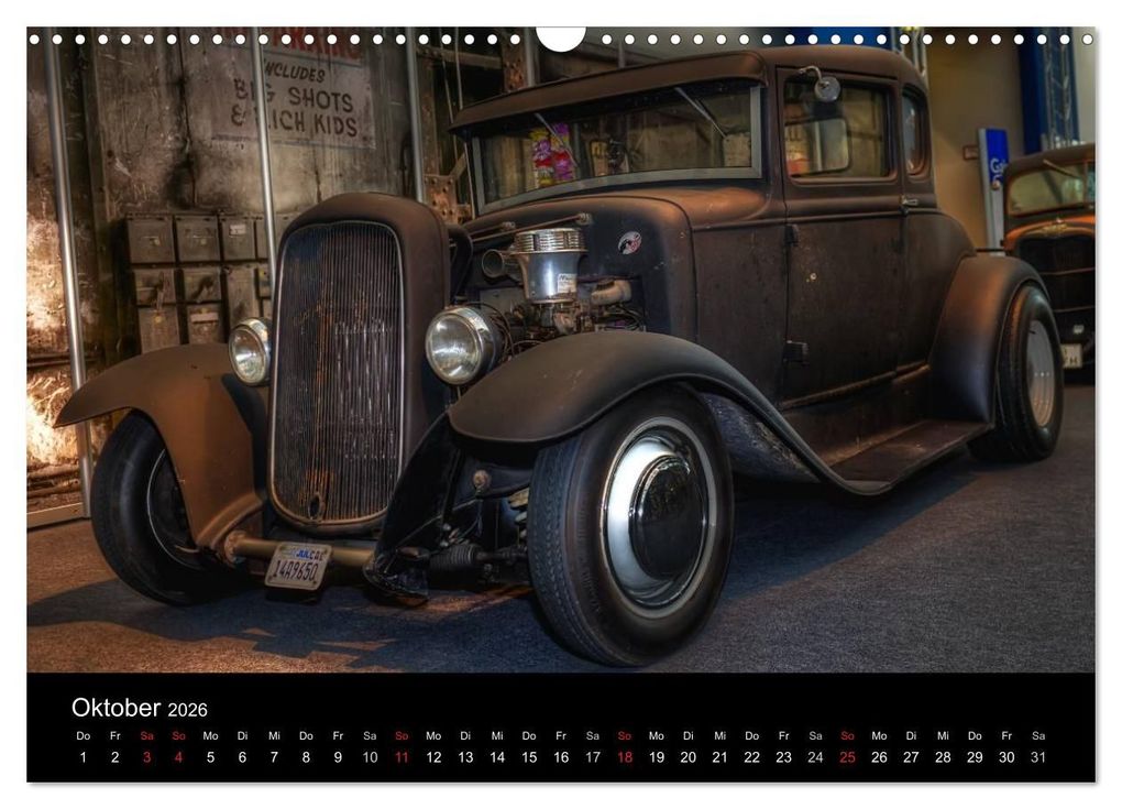 Weitere Ansicht: Außergewöhnliche Autos - Hot Rods (Wandkalender 2026 DIN A3 quer), CALVENDO Monatskalender | Eleonore Swierczyna, Calvendo