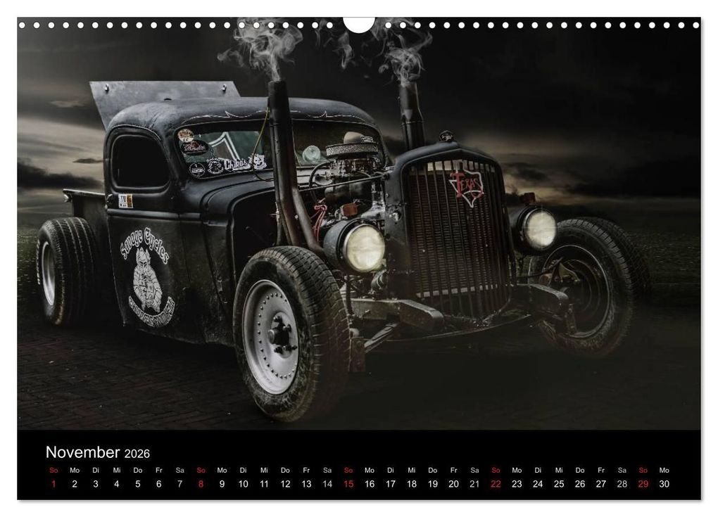 Weitere Ansicht: Außergewöhnliche Autos - Hot Rods (Wandkalender 2026 DIN A3 quer), CALVENDO Monatskalender | Eleonore Swierczyna, Calvendo