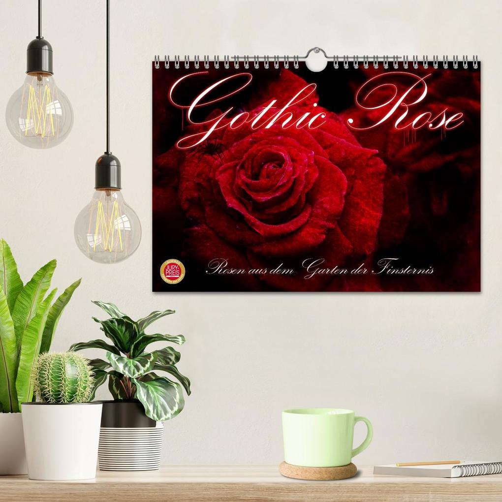 Weitere Ansicht: Gothic Rose - Rosen aus dem Garten der Finsternis (Wandkalender 2026 DIN A4 quer), CALVENDO Monatskalender | Martina Cross, Calvendo
