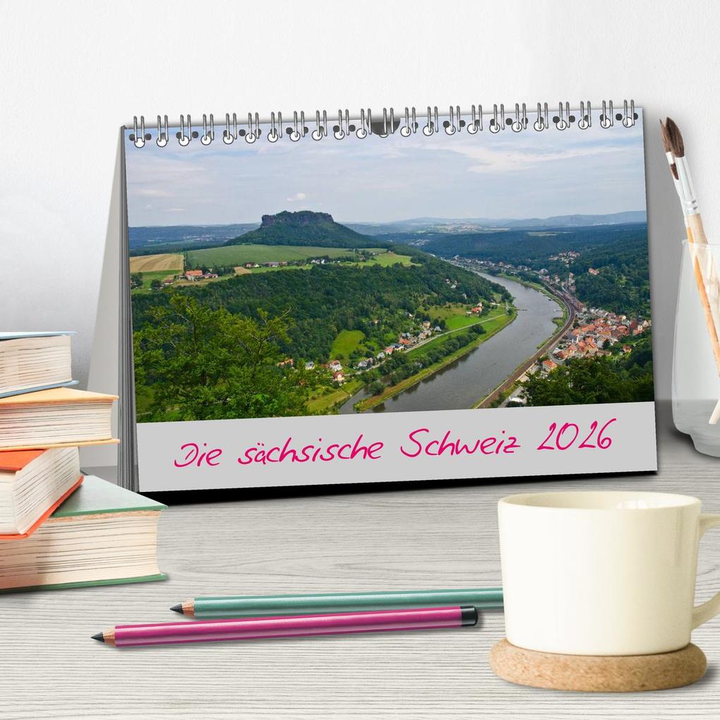 Weitere Ansicht: Die sächsische Schweiz 2026 (Tischkalender 2026 DIN A5 quer), CALVENDO Monatskalender | Michael Weirauch, Calvendo