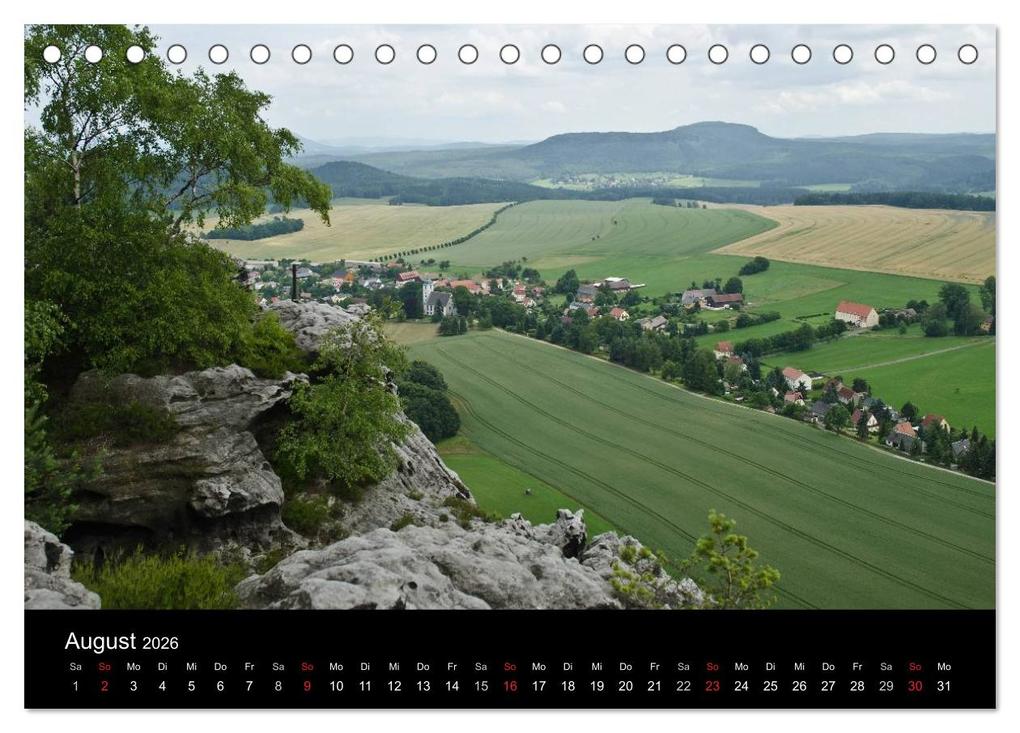 Weitere Ansicht: Die sächsische Schweiz 2026 (Tischkalender 2026 DIN A5 quer), CALVENDO Monatskalender | Michael Weirauch, Calvendo