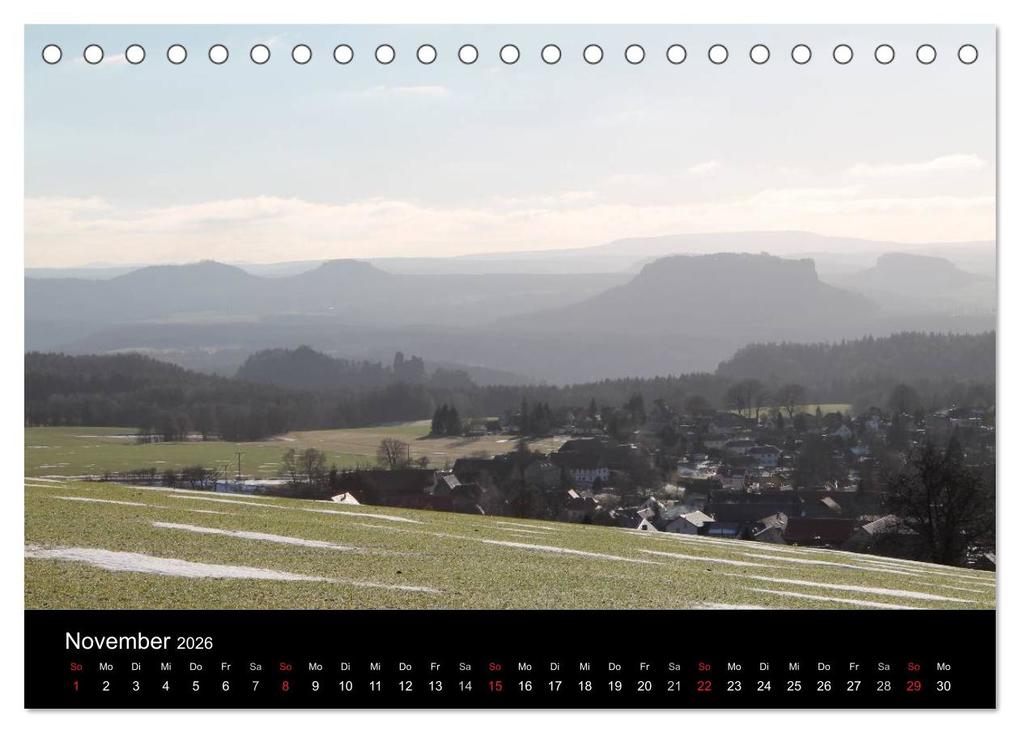 Weitere Ansicht: Die sächsische Schweiz 2026 (Tischkalender 2026 DIN A5 quer), CALVENDO Monatskalender | Michael Weirauch, Calvendo