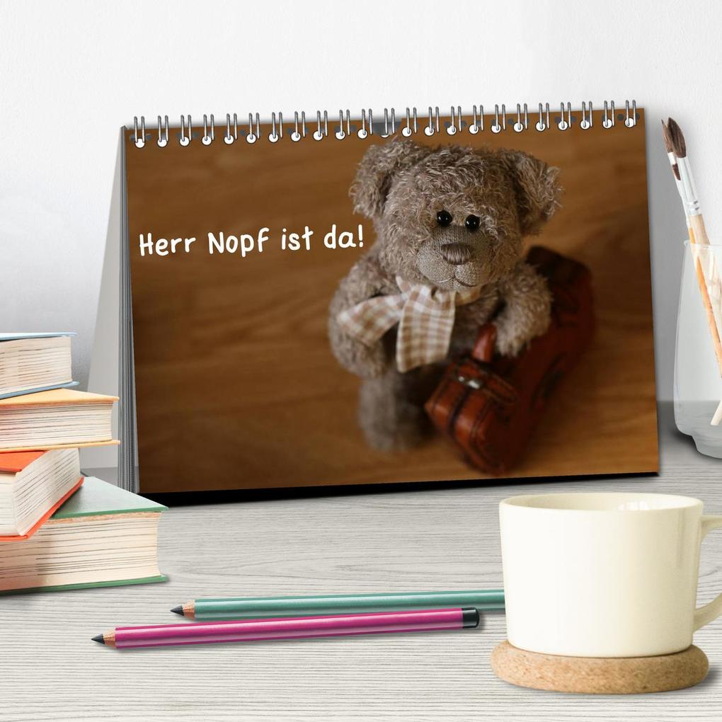 Weitere Ansicht: Herr Nopf ist da! (Tischkalender 2026 DIN A5 quer), CALVENDO Monatskalender | Michaela Kanthak, Calvendo