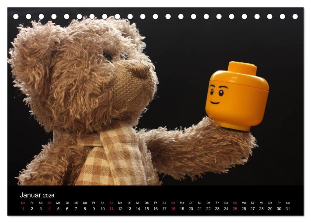 Weitere Ansicht: Herr Nopf ist da! (Tischkalender 2026 DIN A5 quer), CALVENDO Monatskalender | Michaela Kanthak, Calvendo