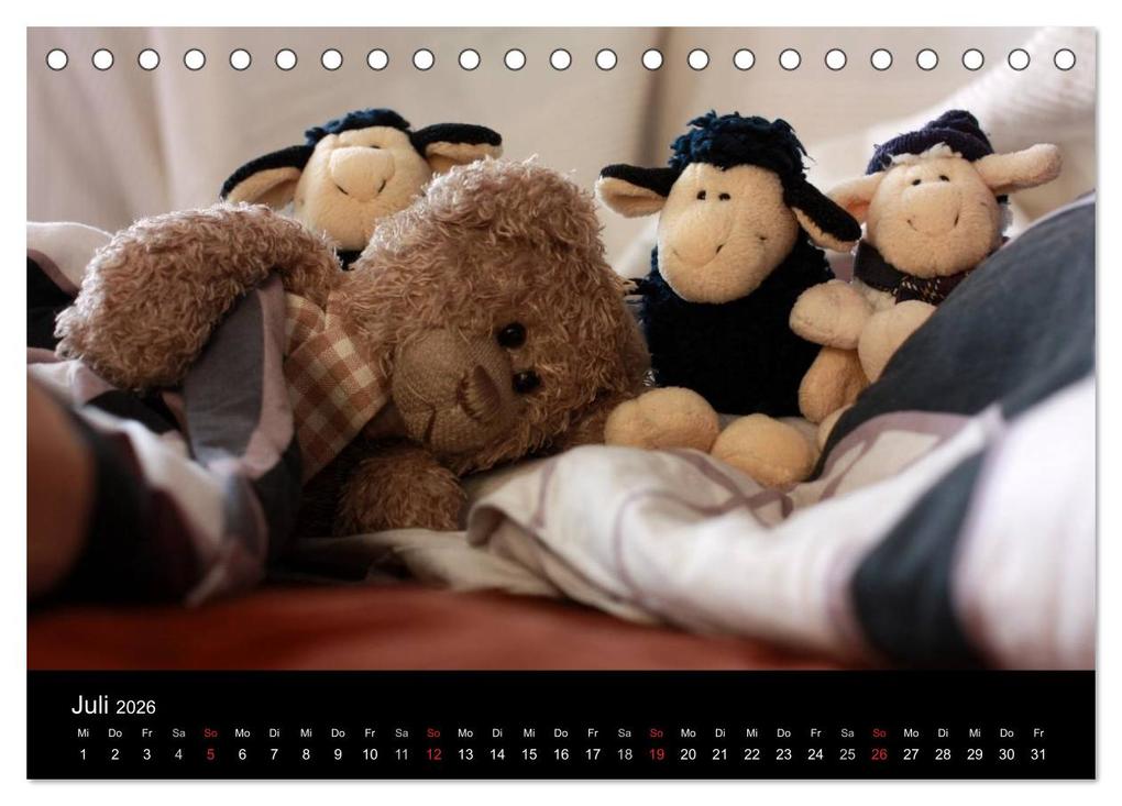 Weitere Ansicht: Herr Nopf ist da! (Tischkalender 2026 DIN A5 quer), CALVENDO Monatskalender | Michaela Kanthak, Calvendo