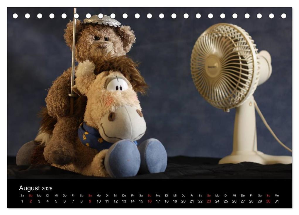 Weitere Ansicht: Herr Nopf ist da! (Tischkalender 2026 DIN A5 quer), CALVENDO Monatskalender | Michaela Kanthak, Calvendo