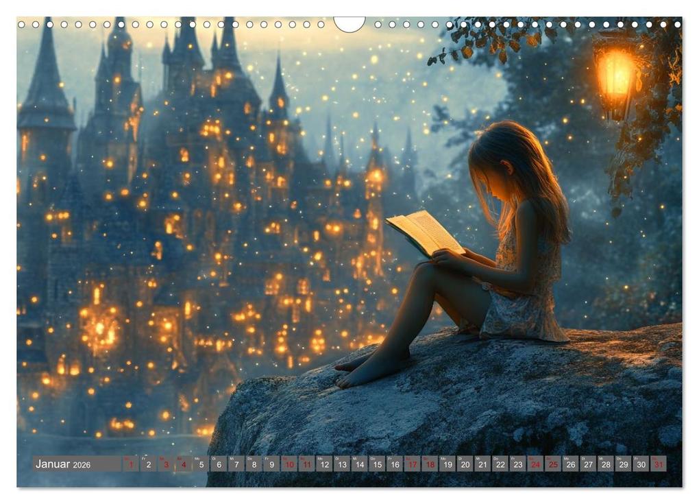 Weitere Ansicht: Lesen ist eine Reise durch Zeit und Raum (Wandkalender 2026 DIN A3 quer), CALVENDO Monatskalender | Kerstin Waurick, Calvendo