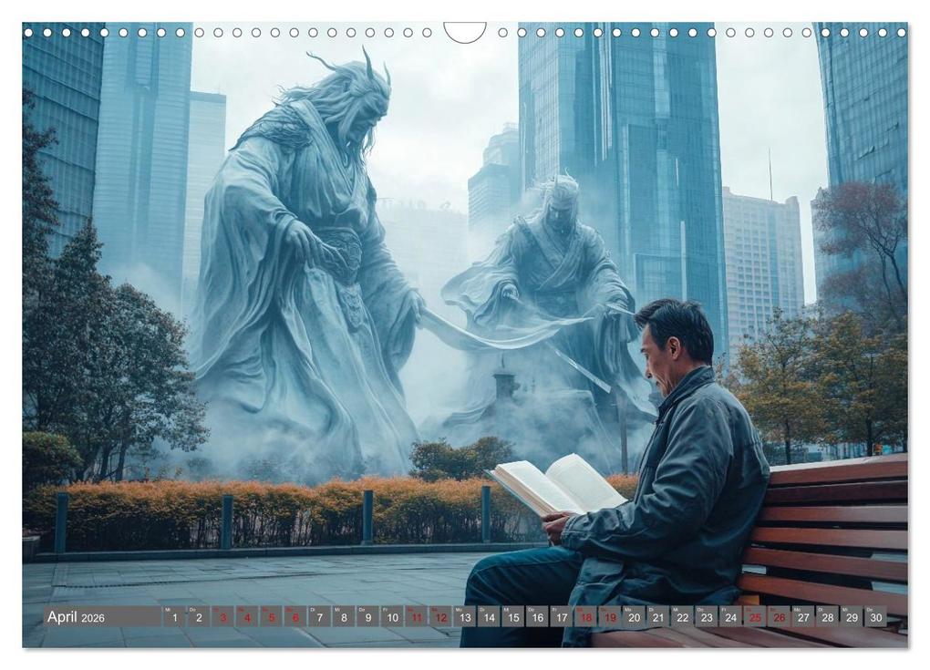 Weitere Ansicht: Lesen ist eine Reise durch Zeit und Raum (Wandkalender 2026 DIN A3 quer), CALVENDO Monatskalender | Kerstin Waurick, Calvendo
