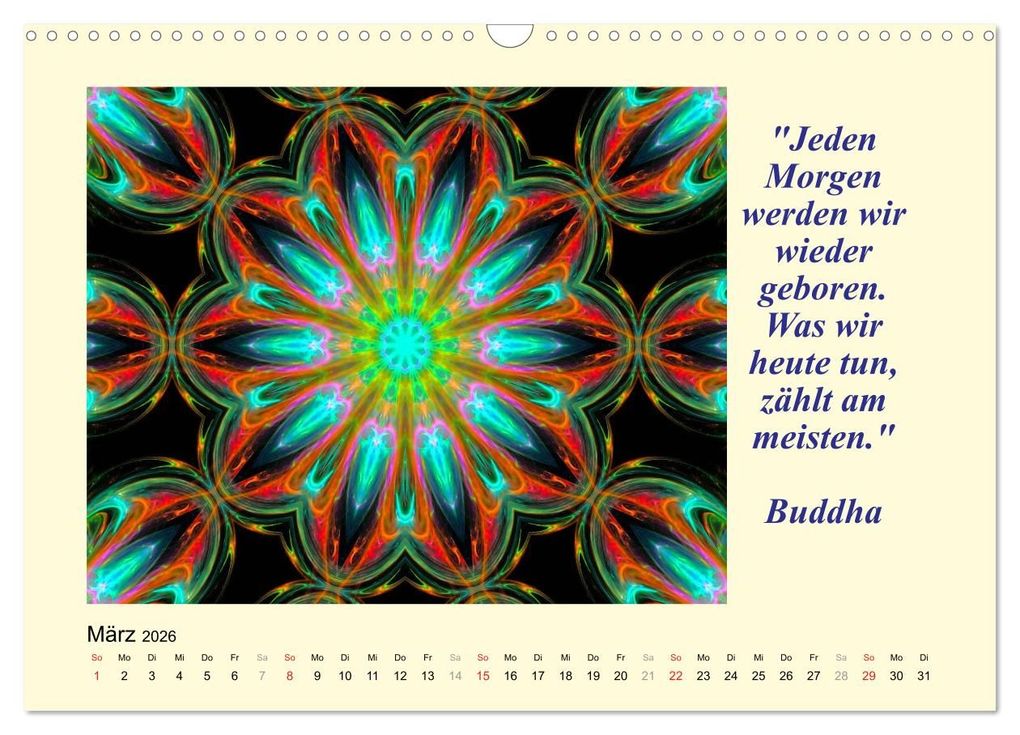 Weitere Ansicht: Meditation - Asiatische Weisheiten (Wandkalender 2026 DIN A3 quer), CALVENDO Monatskalender | Art-Motiva Art-Motiva, Calvendo, Art-Motiva