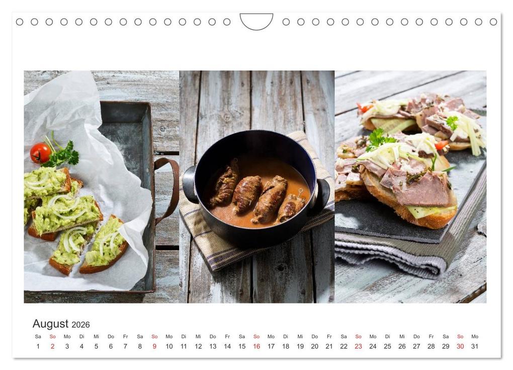 Weitere Ansicht: Köstlichkeiten aus der Küche (Wandkalender 2026 DIN A4 quer), CALVENDO Monatskalender | Roman Märzinger, Calvendo