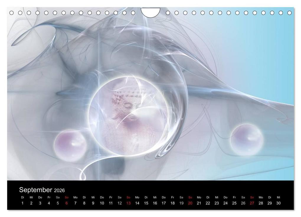 Weitere Ansicht: Buddha und Yin Yang (Wandkalender 2026 DIN A4 quer), CALVENDO Monatskalender | Claudia Burlager, Calvendo