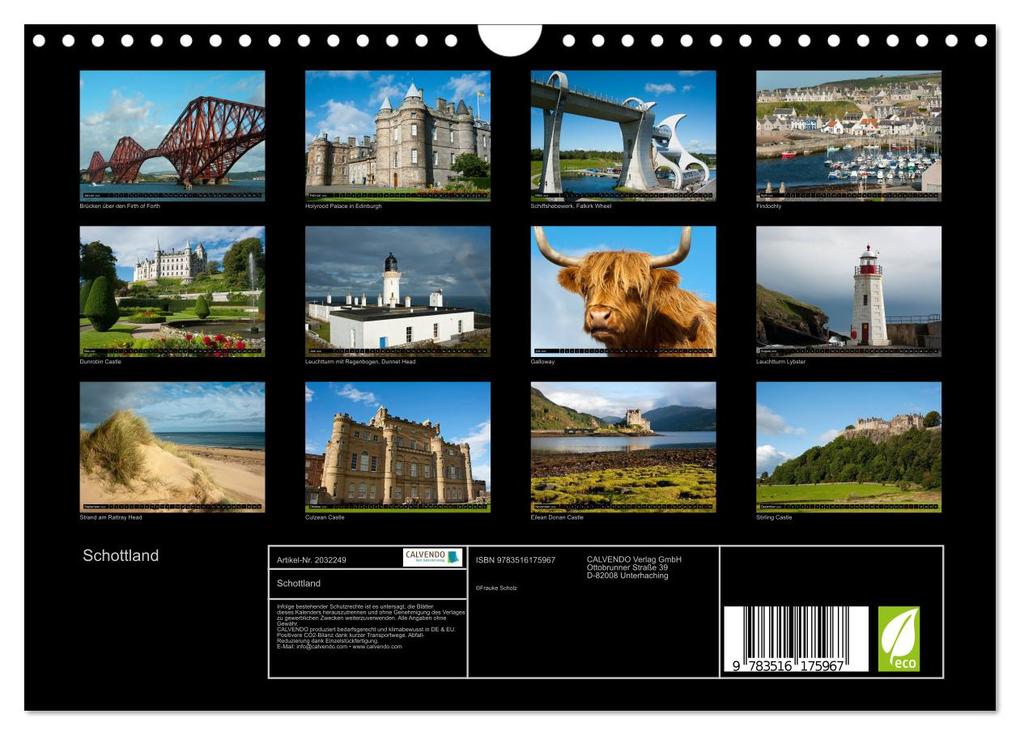 Weitere Ansicht: Schottland (Wandkalender 2026 DIN A4 quer), CALVENDO Monatskalender | Frauke Scholz, Calvendo