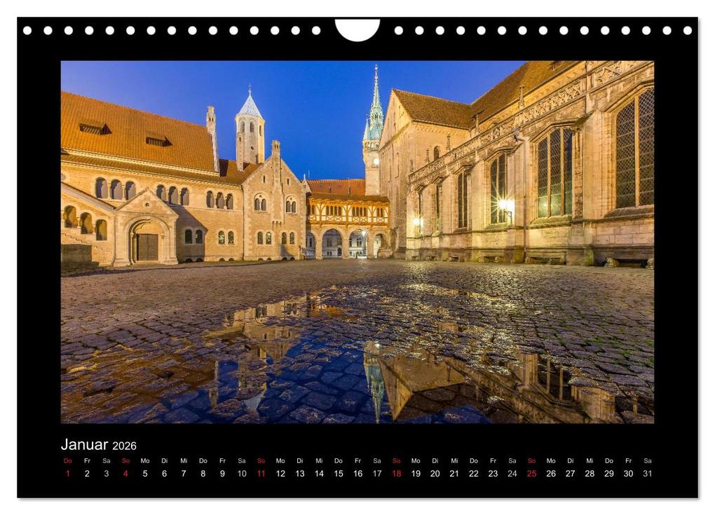 Weitere Ansicht: BRAUNSCHWEIG - Abendliche Impressionen (Wandkalender 2026 DIN A4 quer), CALVENDO Monatskalender | Christine Berkhoff, Calvendo
