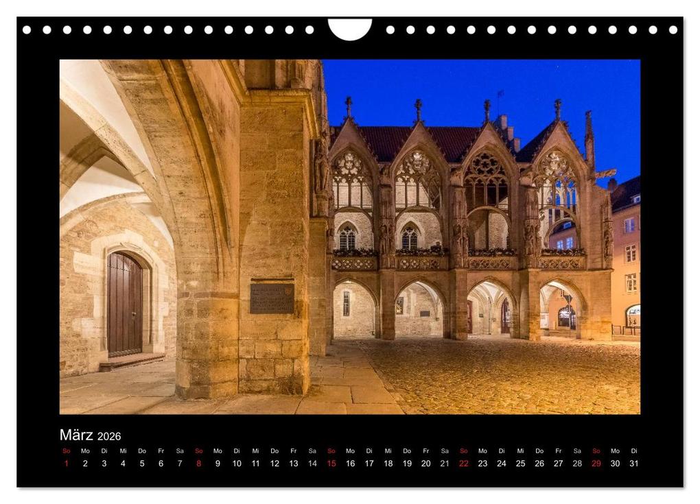 Weitere Ansicht: BRAUNSCHWEIG - Abendliche Impressionen (Wandkalender 2026 DIN A4 quer), CALVENDO Monatskalender | Christine Berkhoff, Calvendo