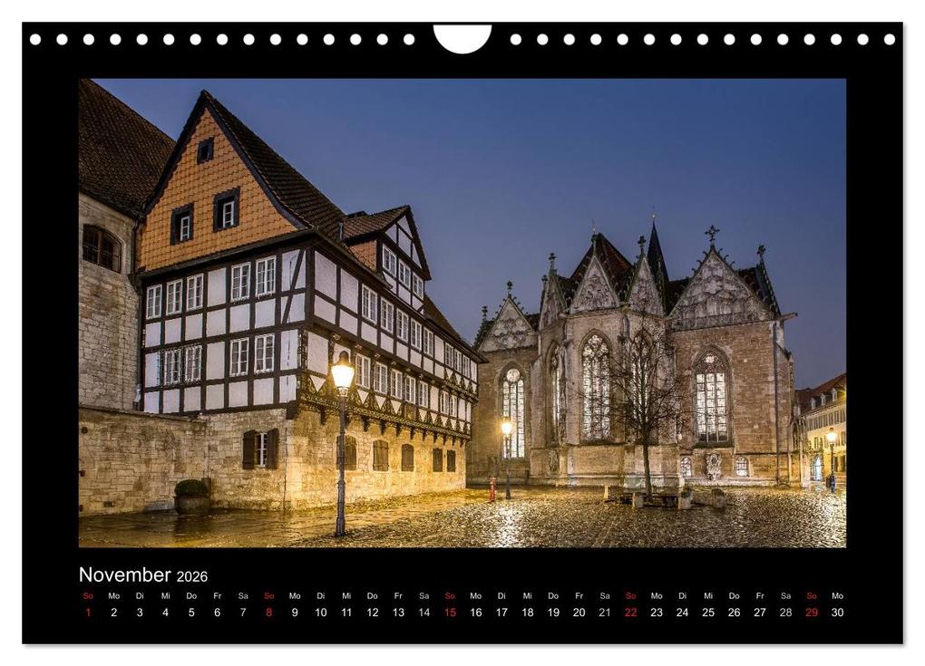 Weitere Ansicht: BRAUNSCHWEIG - Abendliche Impressionen (Wandkalender 2026 DIN A4 quer), CALVENDO Monatskalender | Christine Berkhoff, Calvendo