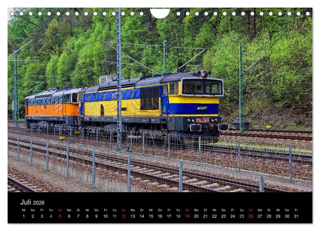Weitere Ansicht: Unterwegs am Bahndamm (Wandkalender 2026 DIN A4 quer), CALVENDO Monatskalender | Der Eisenbahner, Calvendo