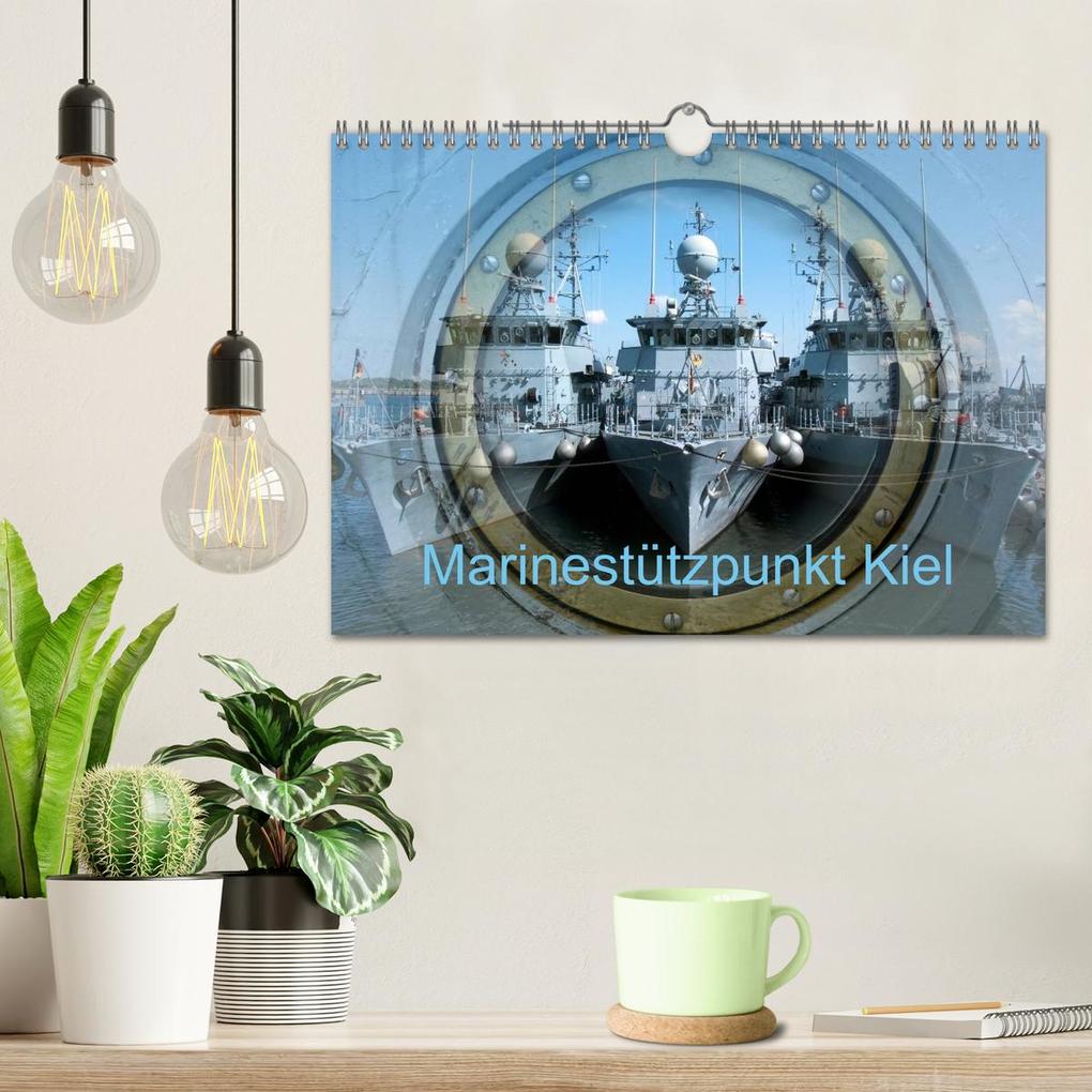 Weitere Ansicht: Marinestützpunkt Kiel (Wandkalender 2026 DIN A4 quer), CALVENDO Monatskalender | happyroger happyroger, Calvendo, Happyroger