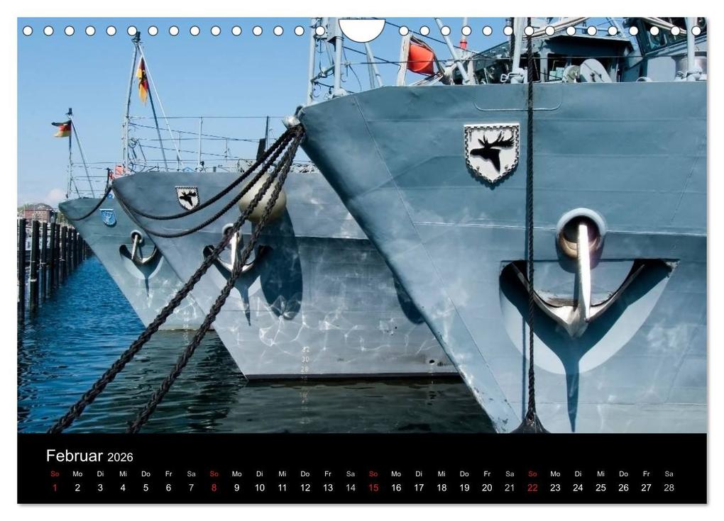 Weitere Ansicht: Marinestützpunkt Kiel (Wandkalender 2026 DIN A4 quer), CALVENDO Monatskalender | happyroger happyroger, Calvendo, Happyroger