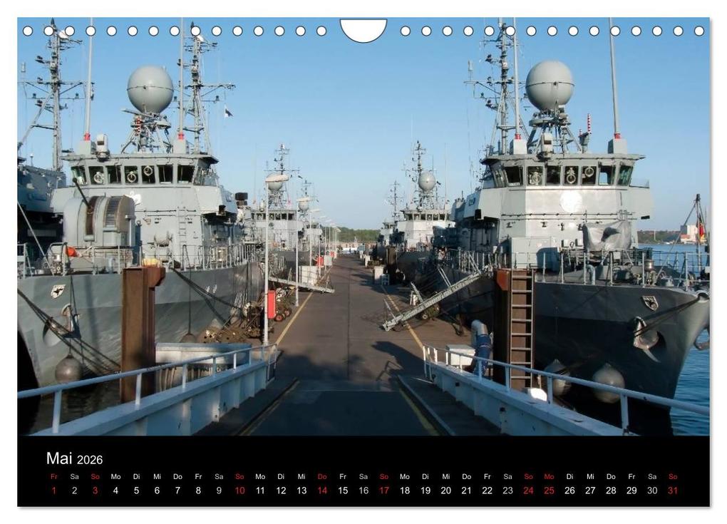 Weitere Ansicht: Marinestützpunkt Kiel (Wandkalender 2026 DIN A4 quer), CALVENDO Monatskalender | happyroger happyroger, Calvendo, Happyroger