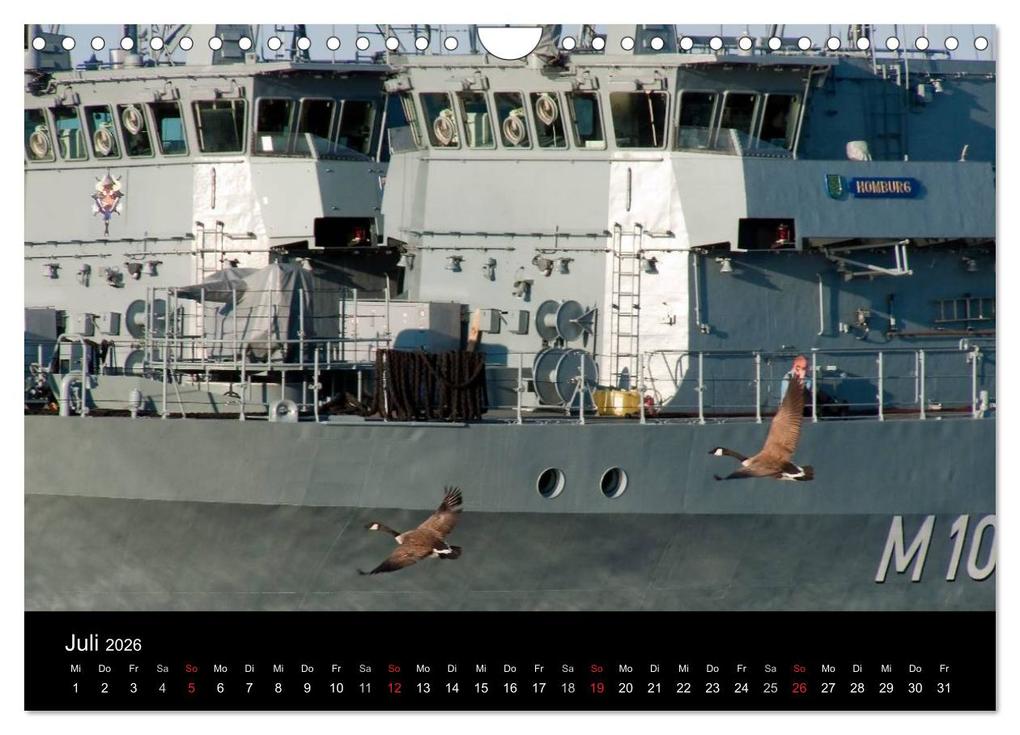 Weitere Ansicht: Marinestützpunkt Kiel (Wandkalender 2026 DIN A4 quer), CALVENDO Monatskalender | happyroger happyroger, Calvendo, Happyroger