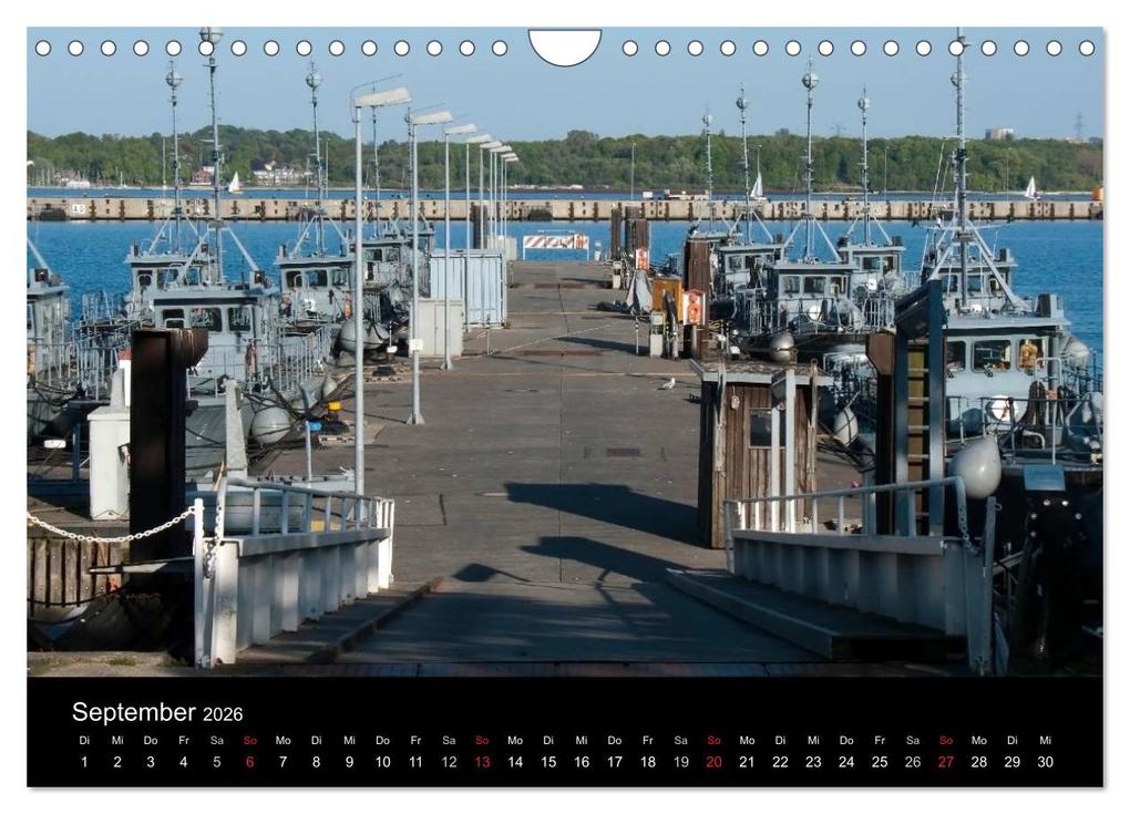 Weitere Ansicht: Marinestützpunkt Kiel (Wandkalender 2026 DIN A4 quer), CALVENDO Monatskalender | happyroger happyroger, Calvendo, Happyroger