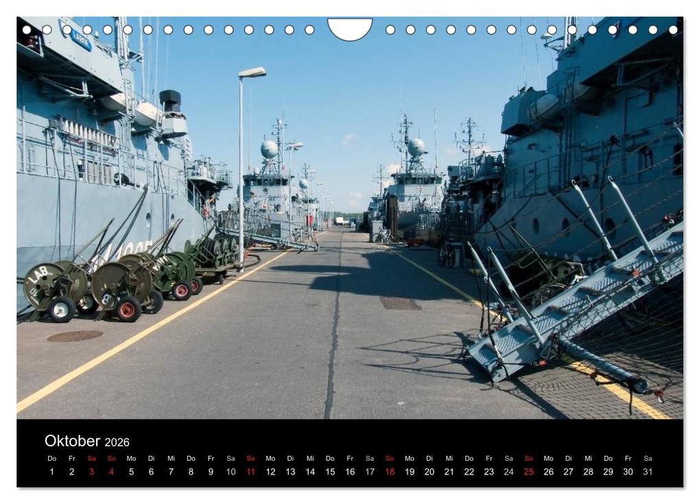 Weitere Ansicht: Marinestützpunkt Kiel (Wandkalender 2026 DIN A4 quer), CALVENDO Monatskalender | happyroger happyroger, Calvendo, Happyroger